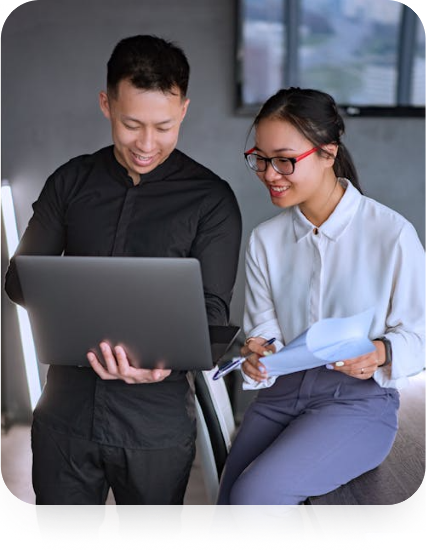 Presenting data in brioHR app