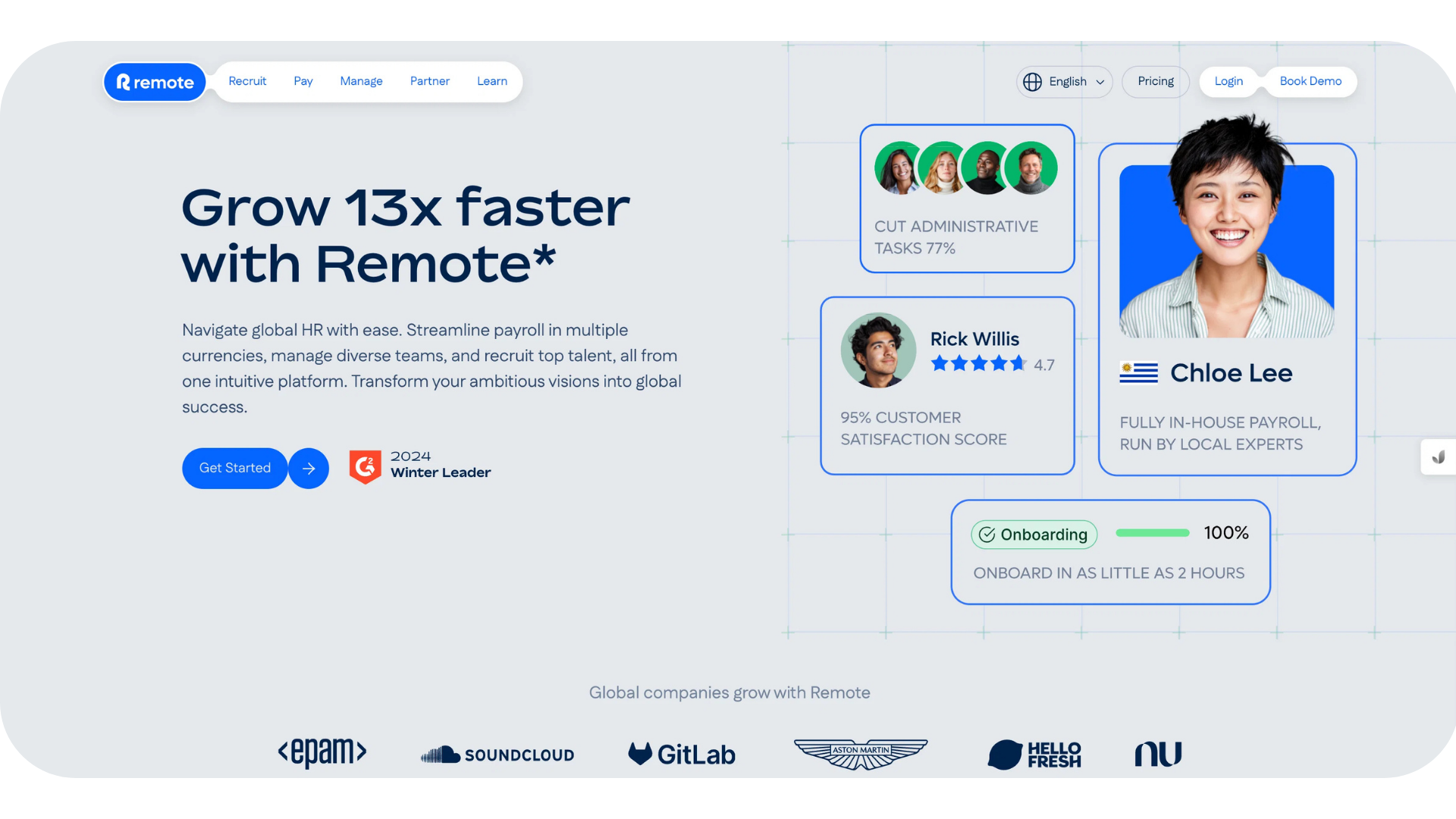 Remote global payroll and EOR platform