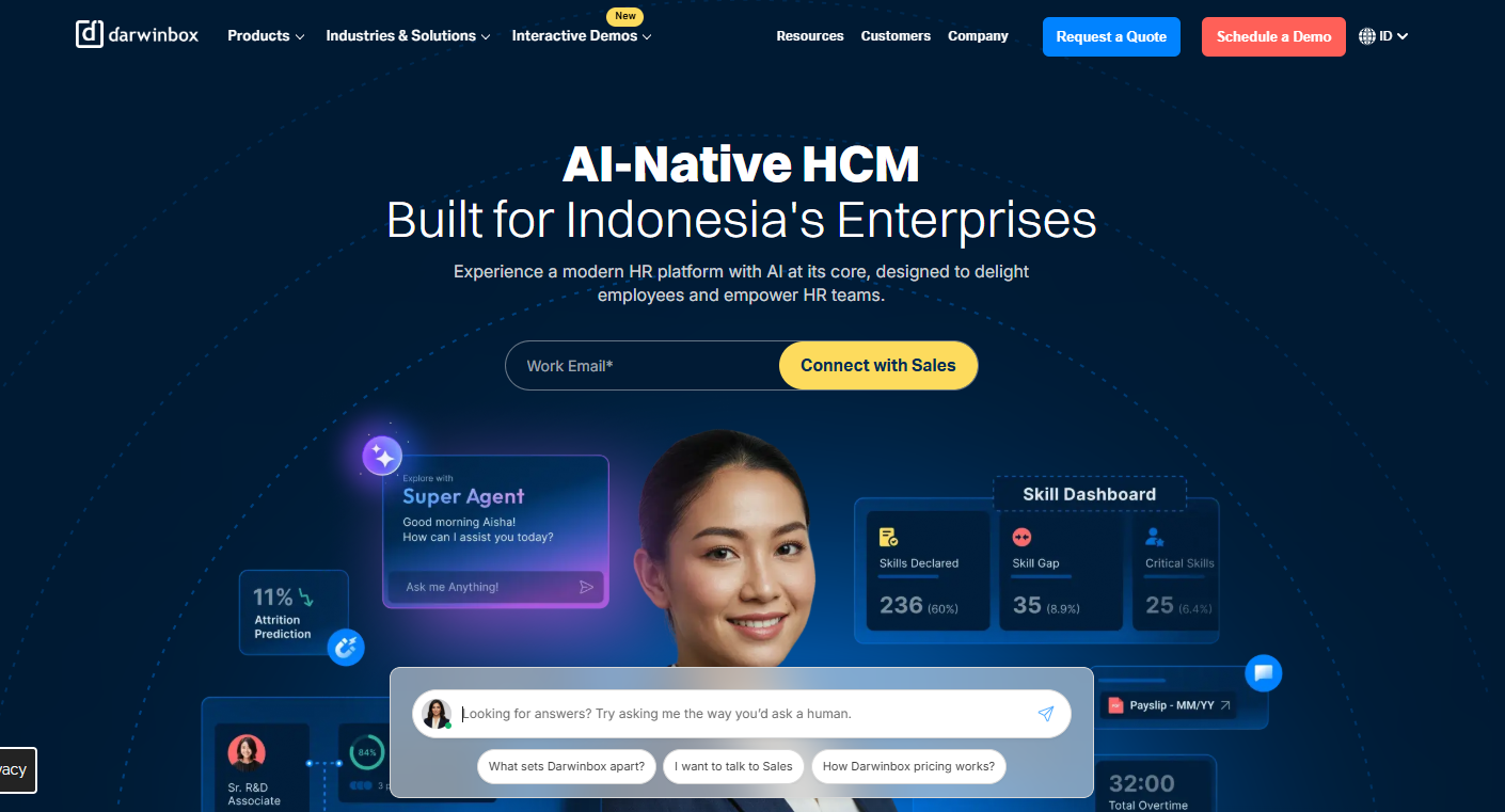 Darwinbox enterprise HR platform for Southeast Asia