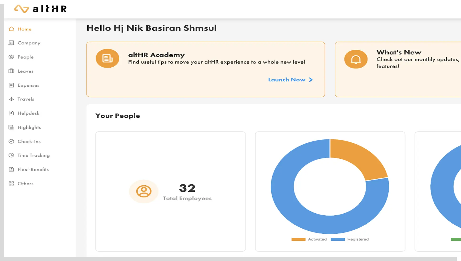 altHR HR software for education institutions homepage