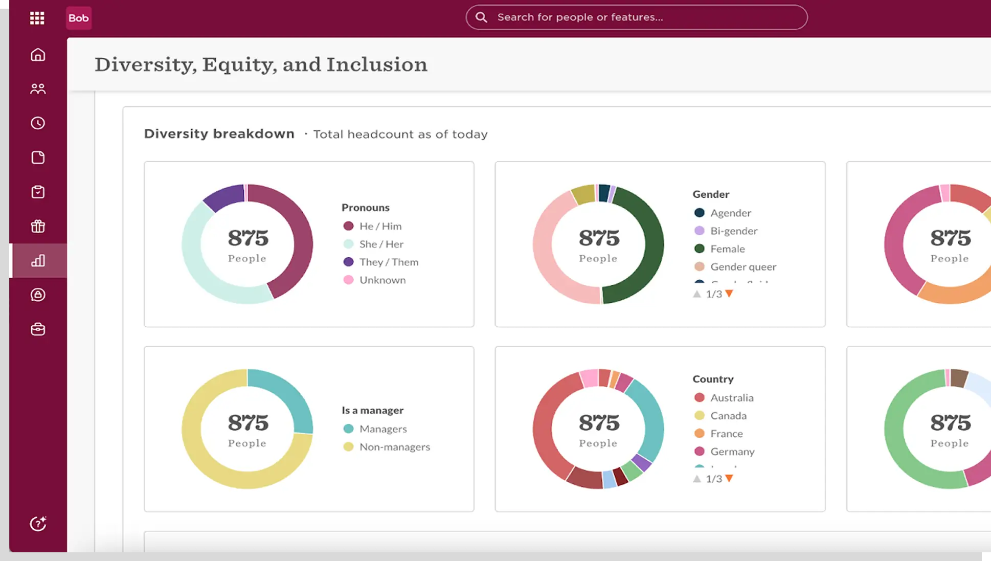 HiBob HR software for education institutions homepage